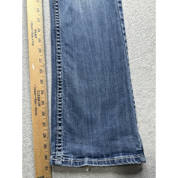 Cowgirl Tuff Jeans Womens 29 Blue Denim Bootcut Cowgirl Western Normcore Ladies* - Picture 13 of 14